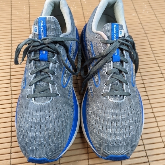 Brooks Glycerin 19 Men’s Running Shoes Size 11.D (Medium) Gray blue. Great condi - Picture 3 of 11